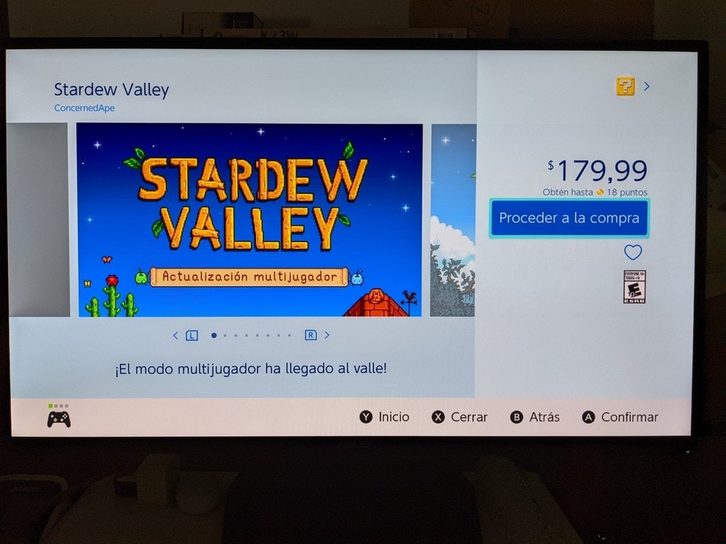 照片中提到了Stardew Valley、ConcernedApe、STARDEW，跟星露谷有關，包含了小工具、移動設備、數碼展示廣告、個人電腦、電腦