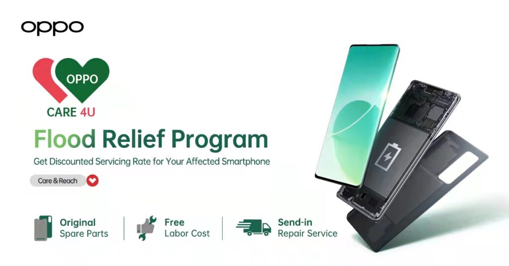 Acer与OPPO推出洪水救援计划，帮助灾黎维修损坏的电子产品！