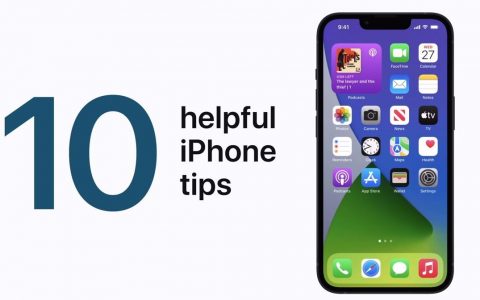 苹果精选10个超实用「iPhone小技巧」 堆叠小工具让画面更精简
