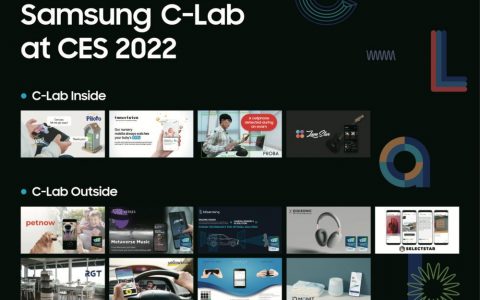 CES 2022：三星公布新一轮 C-Lab 新创项目 明年目标让扶植新创数量达500个