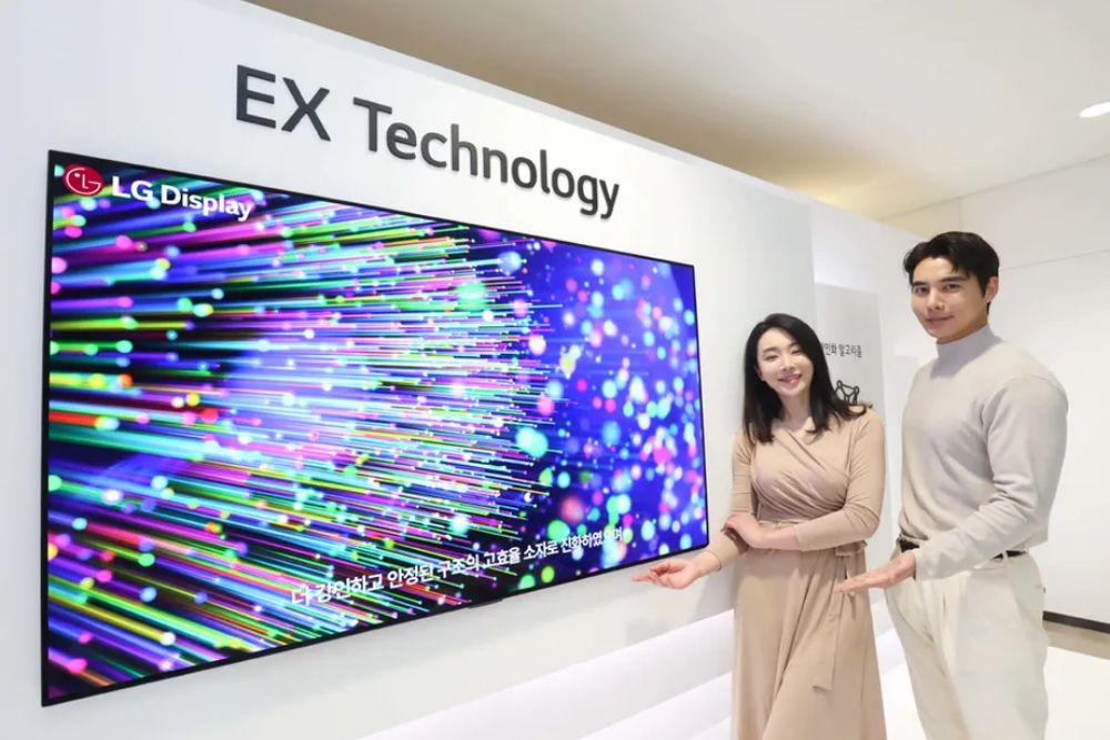 LG OLED EX面板技术发表 电视亮度提升30%、边框更窄 对应更大显示范围