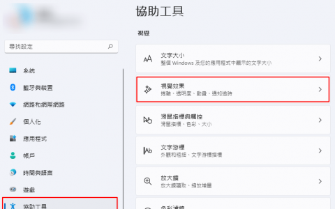 Windows 11 小技巧！教你如何关闭 Win 11 的动画效果！