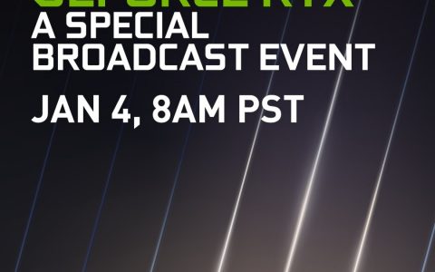 NVIDIA预告1月5日CES 2022正式公开游戏最新相关情报发表