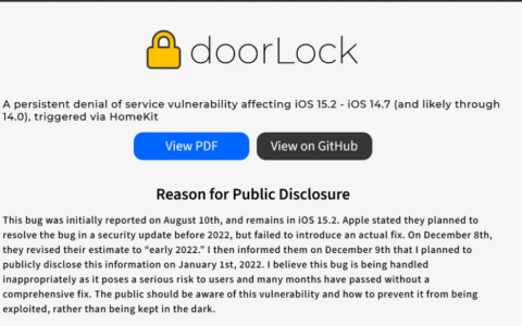 赶快更新！ Apple iOS 14曝严重漏洞：骇客只需利用HomeKit即可瘫痪iPhone和iPad！