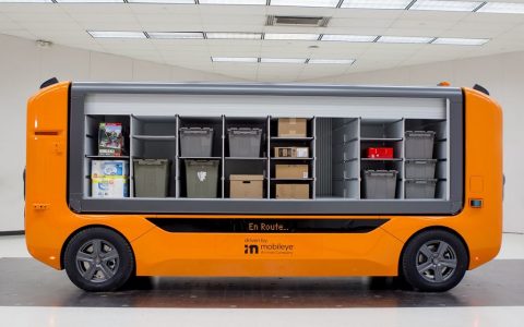 CES 2022 ： Udelv 发表使用 Mobileye 技术的多站点自驾电动物流车，预计 2023 年导入商用