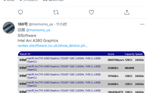 堪比RTX 3050Ti！ Intel桌面显卡性能曝光