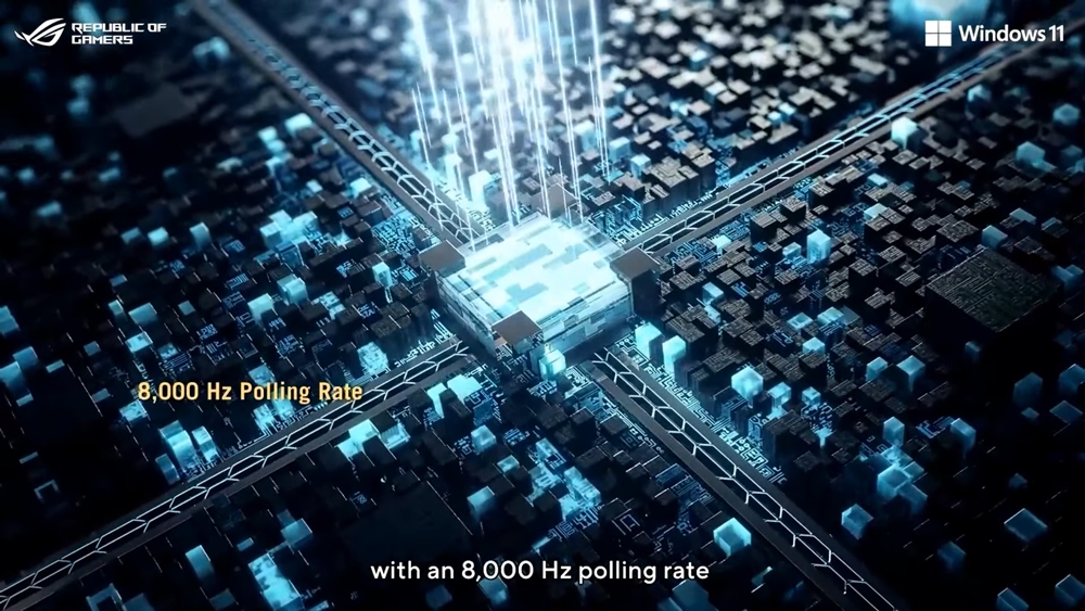 ROG 全新键鼠均搭载 8000 Hz Polling Rate，全线预备、开始射击！