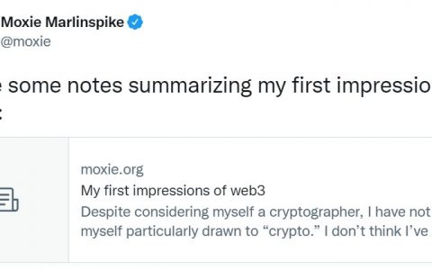 密码学家Moxie Marlinspike眼中的Web3：依旧需要仰赖中心化的分布式网络