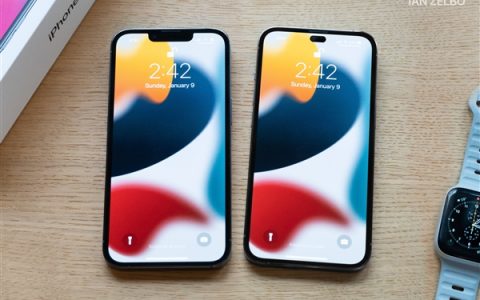iPhone 13 Pro、14 Pro同框照曝光：新老外形对比强烈