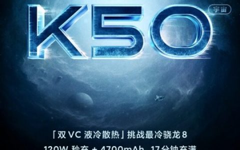 下月发布！Redmi K50电竞版跑分曝光：成绩直逼Xiaomi 12 Pro！单核1240分 ，比12 Pro略强！