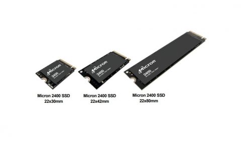 美光推出176层QLC NAND的2400 PCIe Gen4 SSD，2230规格即可提供单面颗粒2TB容量