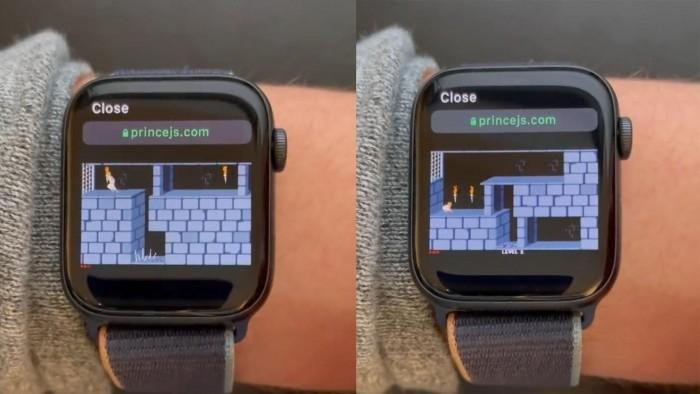在APPLE WATCH上玩《波斯王子》