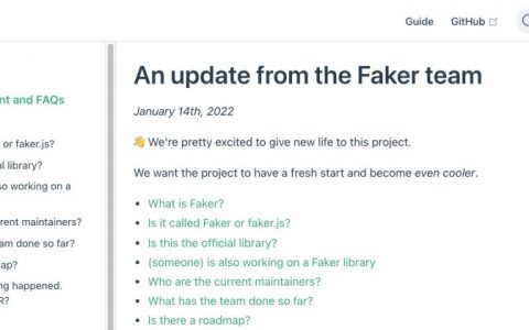 遭作者破坏的Faker套件现由8名社群成员出面维护