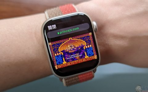 经典游戏《波斯王子》在Apple Watch 上面也可以免安装直接玩