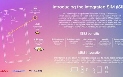 高通全球首次展示iSIM技术：将手机卡「塞进」Snapdragon 888处理器