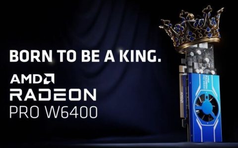 AMD推出全新6nm Radeon PRO W6400绘图卡，笔记本也有移动版W6300M