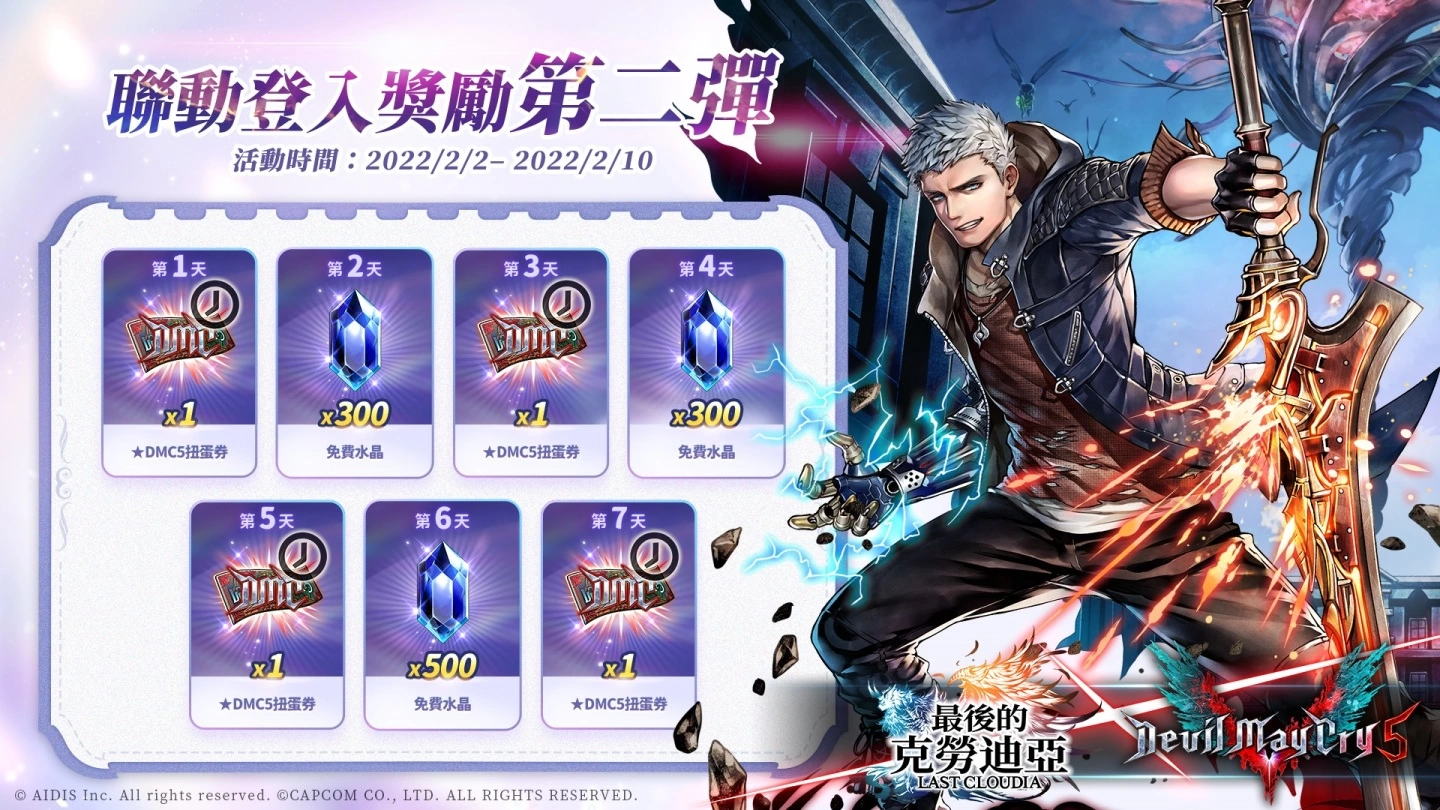 《最后的克劳迪亚》x《Devil May Cry 5》超燃联动！ 帅气满点的恶魔猎人飒爽登场！