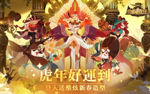《剑与远征》虎年好运到福利大放送酷炫新春造型免费领取