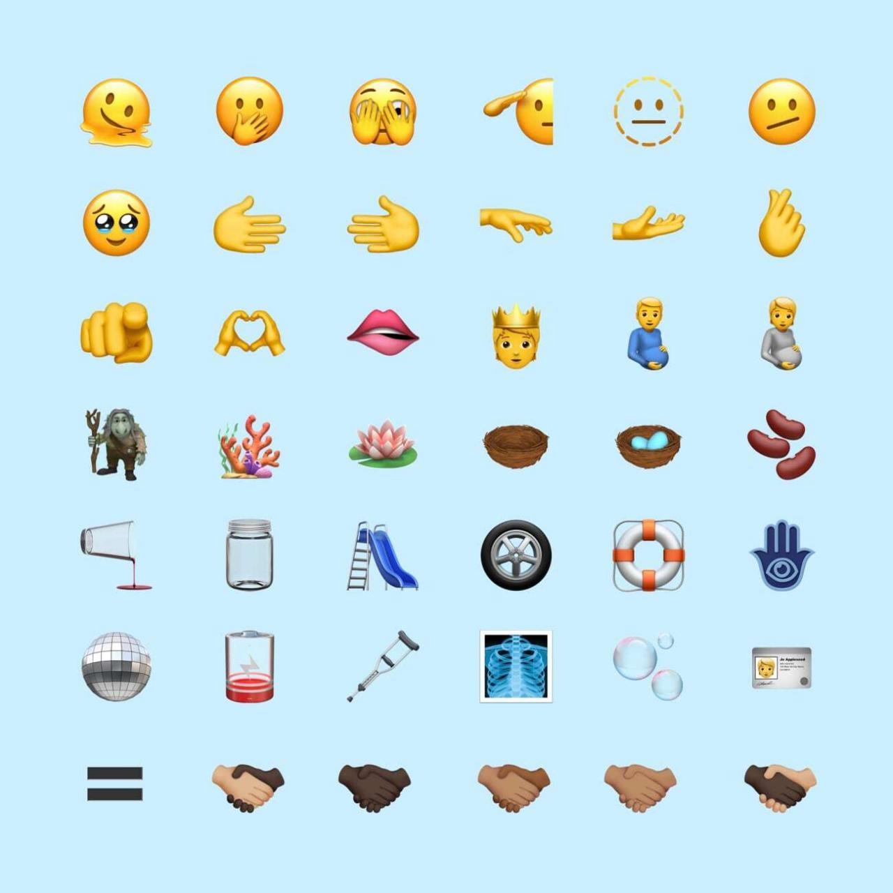 iOS15.4 新表情符号 Emoji 总表