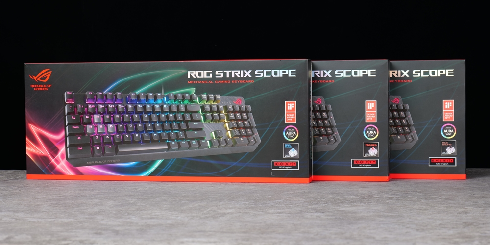 键盘轴体怎么选？ 传统最对味？ 自有轴创新有意思？ 一次测试ROG Strix Scope上的8种轴体 