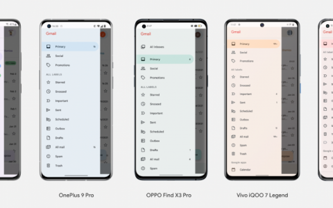 更多Android 12手机将可拥有Material You动态色彩功能 