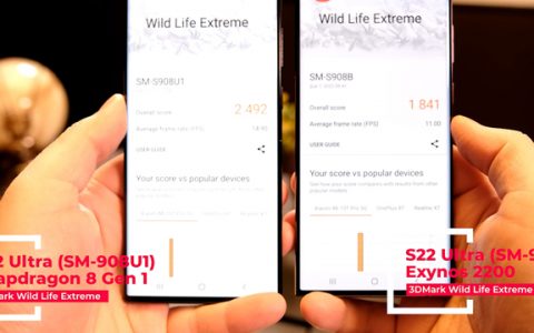 AMD GPU白搭了 三星Exynos 2200竟落后高通Snapdragon 8 Gen 1这么多 