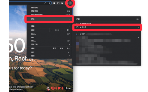 不小心关闭所有标签？ 教你在 Chrome 重新开启已关闭标签 