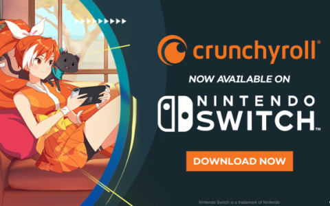 动画流平台Crunchyroll现已可于任天堂Switch上使用 