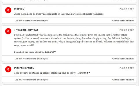 玩家在M站轰炸0分！《Horizon Forbidden West》用户评分一度低至4.5分！ 