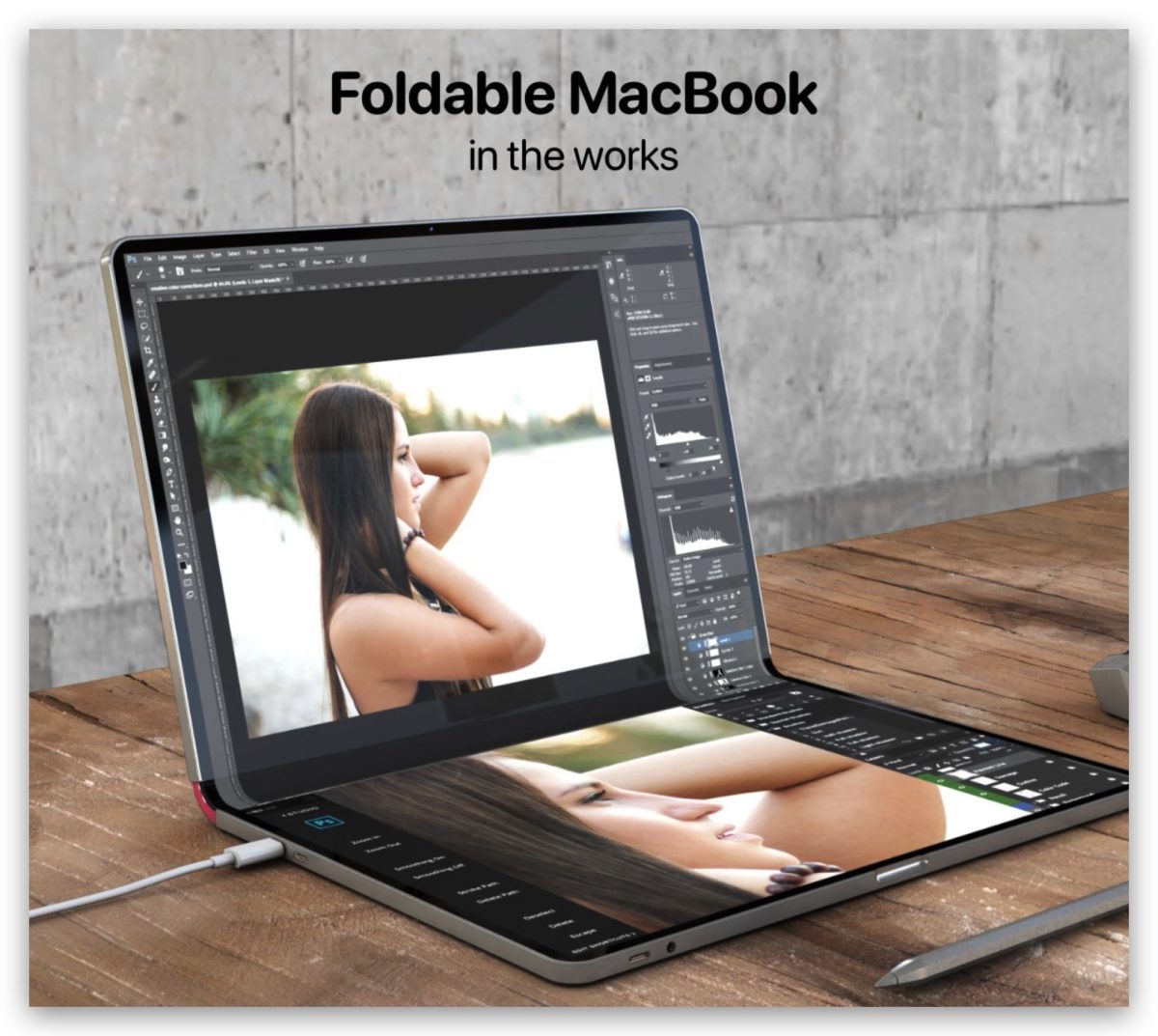 可折叠 iPhone MacBook