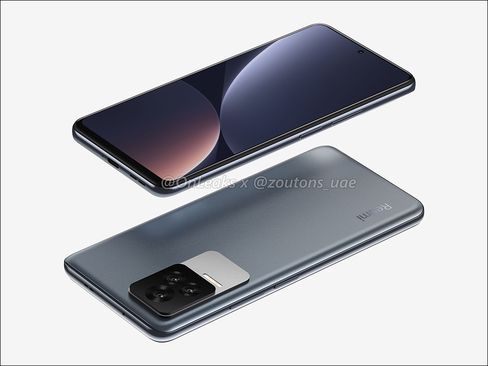 Redmi K50 Pro 、K50 外观渲染图曝光！ 传闻3月有多款Redmi K50系列新机即将发表(红米k50 pro外观图)