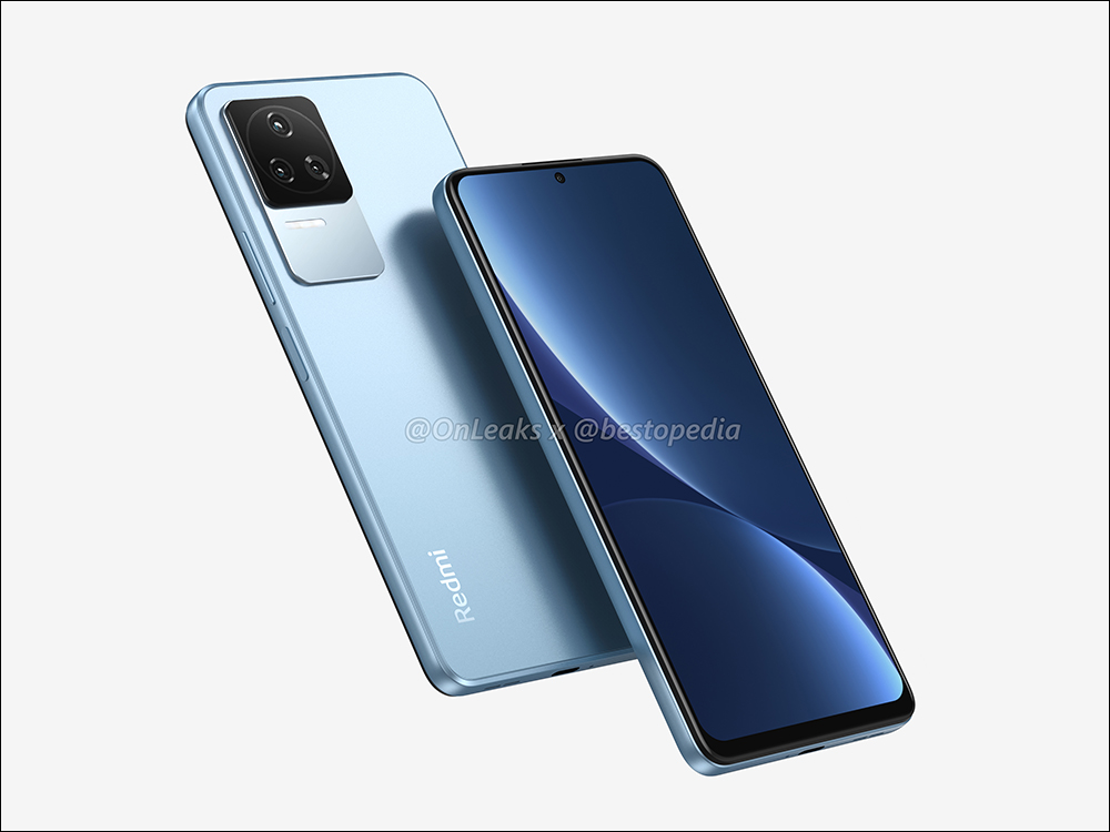 Redmi K50 Pro 、K50 外观渲染图曝光！ 传闻3月有多款Redmi K50系列新机即将发表(红米k50 pro外观图)