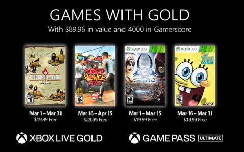 2022年3月Xbox金会员免费游戏：《洪潮之焰》等 