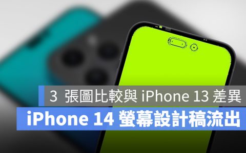 疑似 iPhone 14 的打孔屏幕设计图现身，带你用 3 张比较图评估真实性(iphone14正面的孔洞图解)