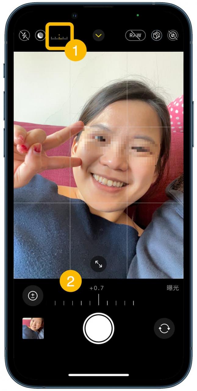 如何使用iPhone前置镜头美颜功能