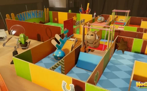 休闲竞速游戏《仓鼠游乐园》体验版正式公开，与可爱仓鼠一起奔向顶端！ 