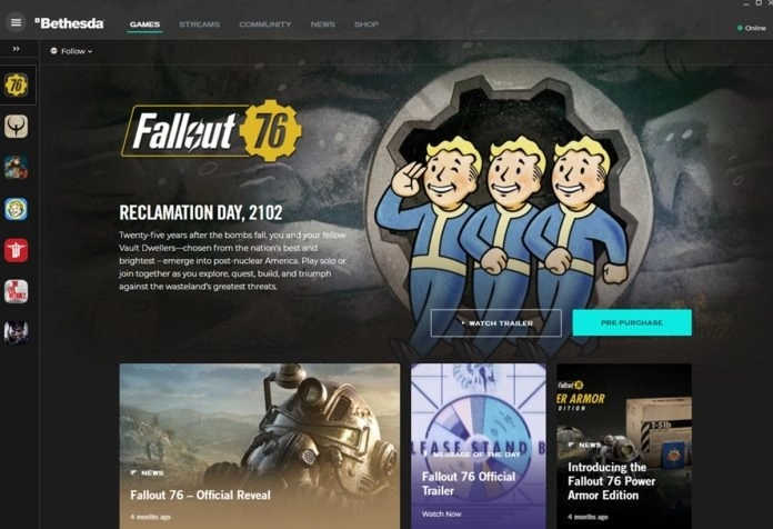 Bethesda将终止自家启动器服务，四月起整合至 Steam 