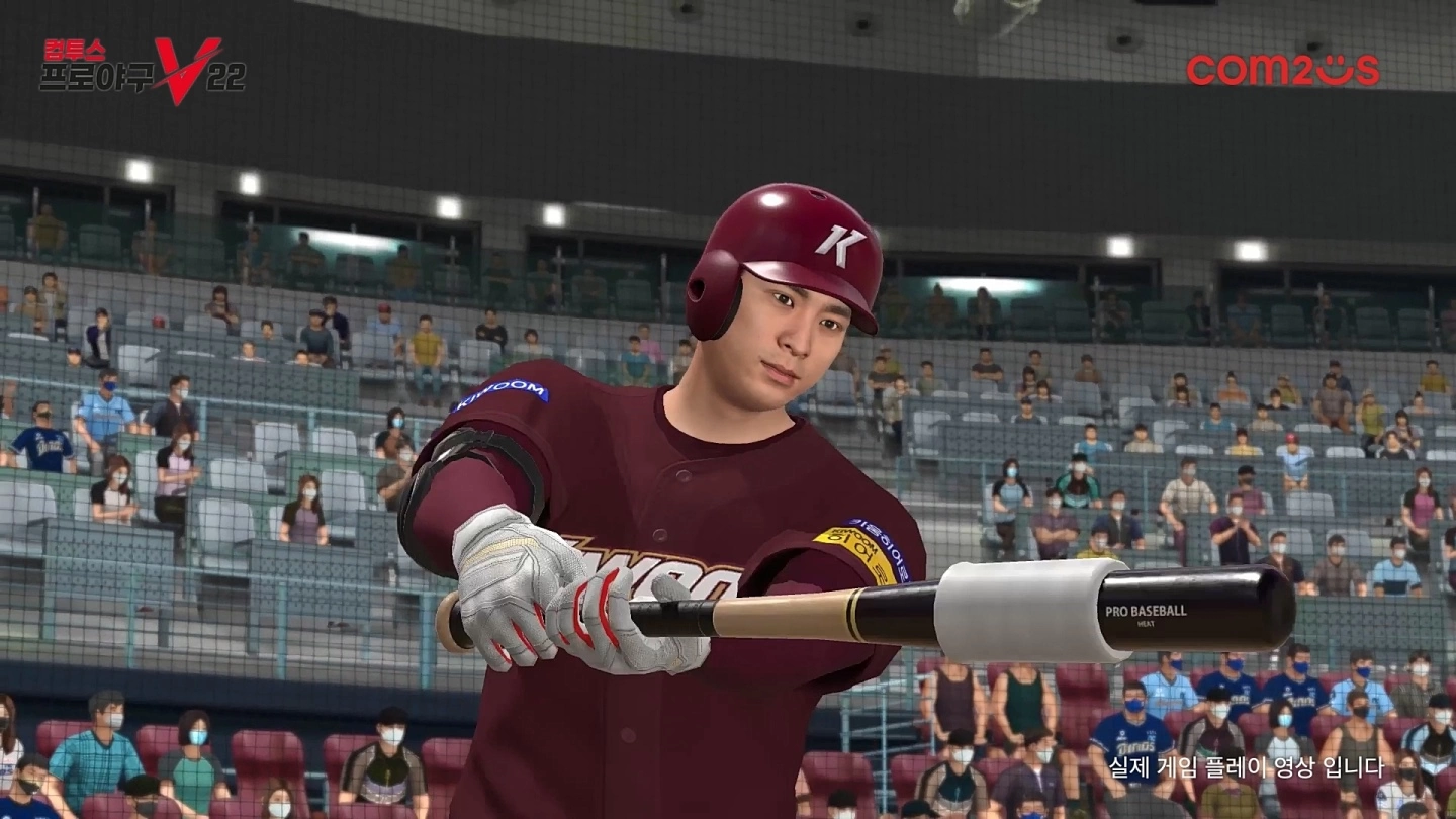 《Com2us Pro Baseball V22》公开游戏首次实机展示，带来最拟真职棒竞技体验
