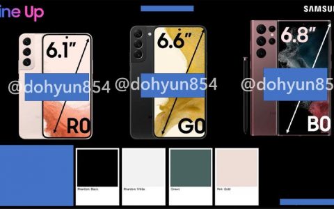 PPT外泄 SAMSUNG GALAXY S22 网上提早发布