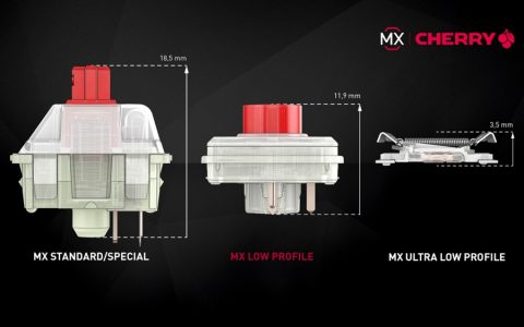 Cherry MX Low Profile轴发布2年后更新，寿命提升一倍！ 