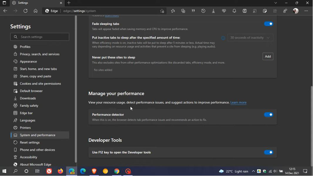 微软要为 Windows 版 Microsoft Edge 浏览器推出性能检查工具 