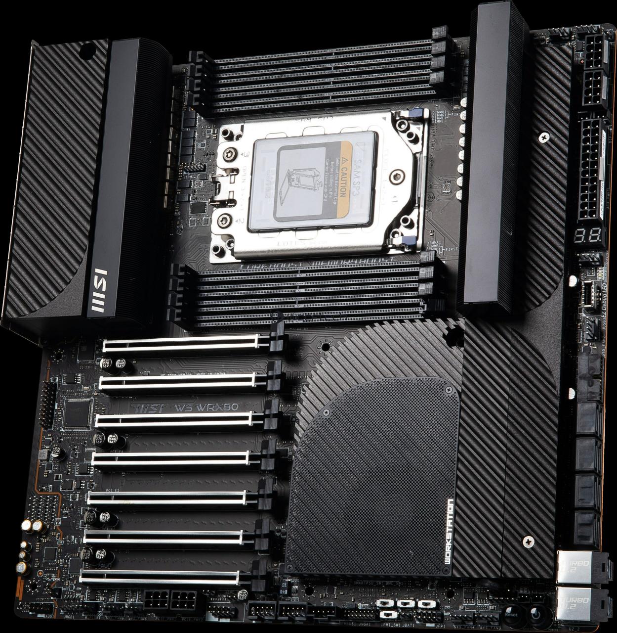 MSI将以WS WRX80主板进入Threadripper Pro工作站领域：105A SPS、Frozr散热器设计