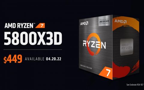AMD Ryzen 5800X3D 将于 4/20 开卖 $499 美金并推出 6 颗 Zen 3 与 Zen 2 处理器扩张版图