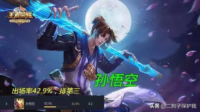 王者荣耀中哪个英雄出场率最高(王者荣耀英雄出场率排行在哪里看)  第40张