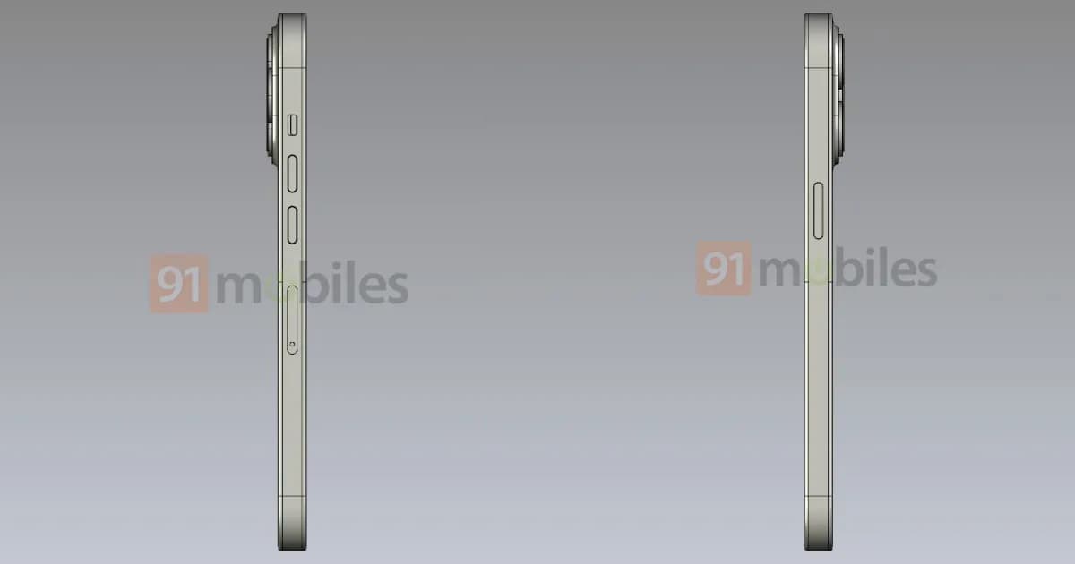 苹果iPhone 14 Pro CAD图泄密，开孔屏幕、机身设计抢先看1