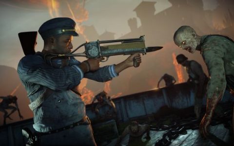 在加强版的 Nintendo Switch《僵尸部队：死亡战争 4》中继续争战！