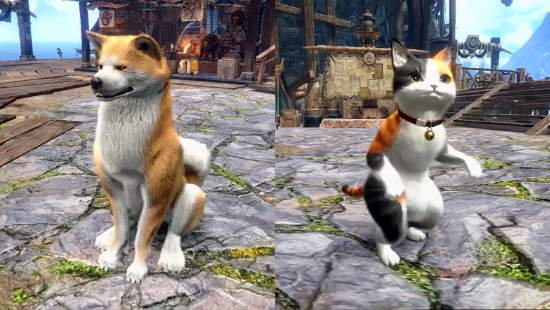 《魔物猎人崛起：破晓》公布限定特典 名犬及三花猫外观装备
