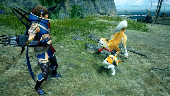 《魔物猎人崛起：破晓》公布限定特典 名犬及三花猫外观装备