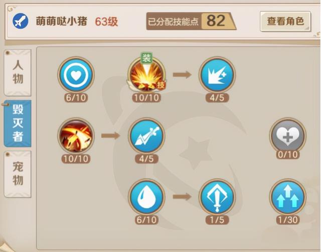 云上城之歌毁灭者技能加点图(云上城之歌毁灭者详细加点)