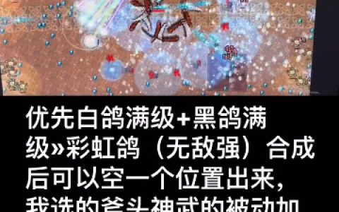 地下城割草白鸽黑鸟解锁条件一览 白鸽黑鸟作用效果分析